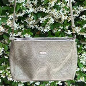 Vintage Via Piaggi Faux Snakeskin Purse. GUC.